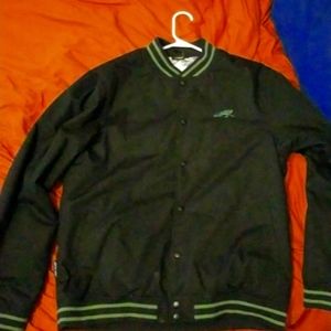 Black/green Santa CruzXTeenage muntant ninja turtles bomber jacket